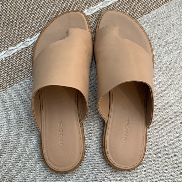 Vince Edris , Putty LE LEATHER SANDAL - Picture 1 of 8